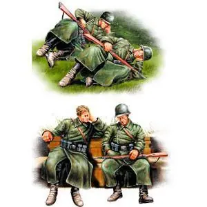 1/35 Deutsche Infanterie, ruhend