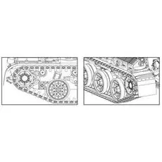 1/35 Kettenglieder für AMX-30B2/AU-F1