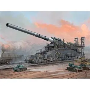 1/72 80 cm K(E) Eisenbahngeschütz Dora