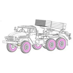 1/72 BM-21 Grad Raketenwerfer