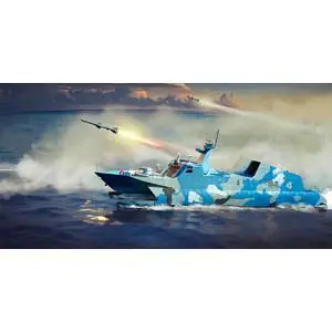 1/144 PLA Navy Type 22, Raketen Boot