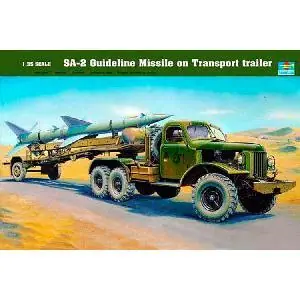 1/35 SA-2 Fernlenkrakete auf Transporter