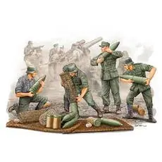 1/35 Deutsche Feldhaubitze-Mannschaft, Ladeposition