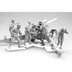 1/35 Deutsche Feldhaubitzen-Mannschaft (Feuerstellung)