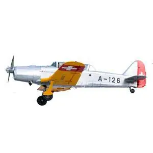 1/72 Pilatus P-2-05 A-126 gelb/Aluminium (1949)