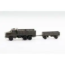 1/87 Henschel LKW HS 3-14 mit Infanterie-Anhänger