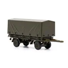 1/87 Infanterie-Anhänger SIG 1973 mit Plane hoch