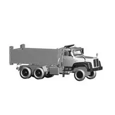 1/87 Saurer D330N 6x6 Kipper, Version KIBAG, blau