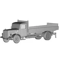 1/87 Saurer S4C Pritsche mit eckigen Fenstern 1956