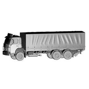 1/87 Saurer D290B 6x2 Hänger *