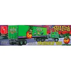 1/25 Fruehauf Beaded Van Trailer Hauler - Rat Fink *