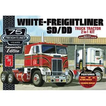 1/25 White-Freightliner 2 in 1