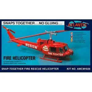 1/72 Feuerwehrhubschrauber, Snap Kit *