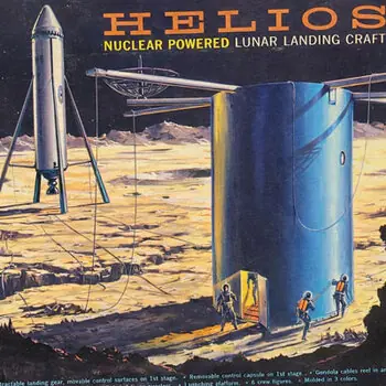 1/156 Helios nuklearbetriebenes Mondlandefahrzeug