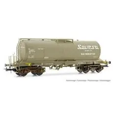 RENFE, 4-achs Weinkesselwagen Zas, Grau, Savesa
