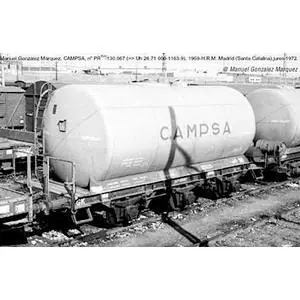RENFE, 2-tlg. Set 3-achs. Kesselwagen, Grau, Campsa