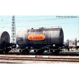 RENFE, 2-tlg. Set 3-achs. Kesselwagen, Grau, Elosua