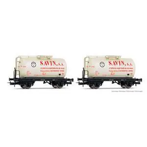 RENFE, 2-tlg. Set 2-achs. Kesselwagen Savin S.A.