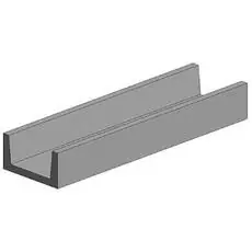U-Profil, 350x1,5x0,94 mm, 4 Stück