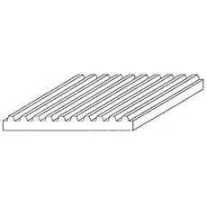Wellblech gefalzt, 1x150x300 mm, Raster 4,70 mm, 1 Stück