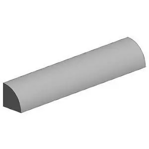Viertelrundstange, 35 cm lang,Durchm. 0,75 mm, 5 Stück
