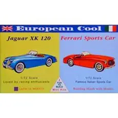 1/72 Jaguar XK 120, Ferrari