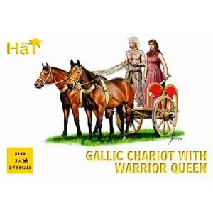 1/72 Gallischer Streitwagen mit Königin