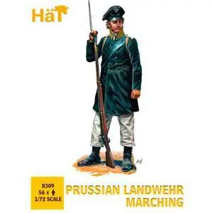1/72 Preuische Landwehr, marschierend