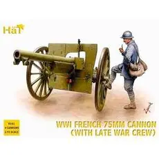 1/72 Französische Artillerie mit 7,5 cm Kanone