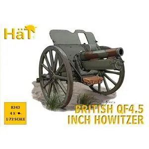 1/72 WW I Britische 4,5 inch Feldhaubitze
