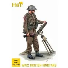 1/72 WWII Britische Mörser-Mannschaft
