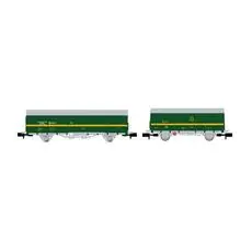 RENFE, 2-tlg. Set 2-achs. Gedeckte Güterwagen
