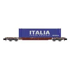 FS, 4-achs. Containerwagen Sgnss