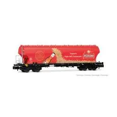 FS, vierachsiger rundflügeliger Hopper-Wagen Peroni rot, ep. VI FS, vierachsiger rundflügeliger Hopper-Wagen Peroni rot, ep. VI