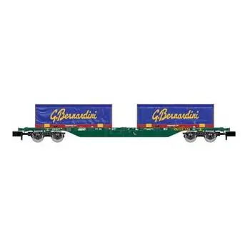 FS Cemat, 4 achs. Containerwagen Sgnss