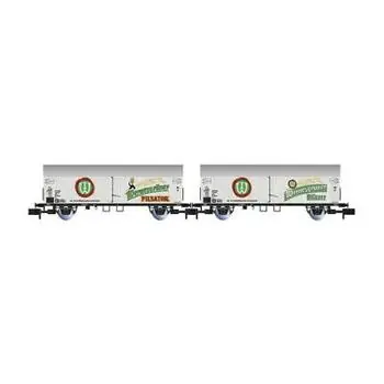 DR, 2er-Set, zweiachsiger Bierwagen Wernesgrüner,Ep. IV