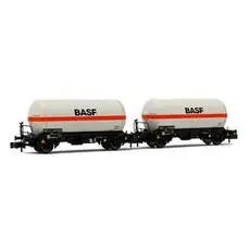 DB, 2-tlg. Set 2-achs. Gaskesselwagen, BASF