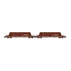 RENFE, 2-tlg Set 4-achs. Selbstentladewagen Faoos