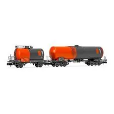 SBB, 2-tlg. Set Kesselwagen, rot / Grau, Uetikon