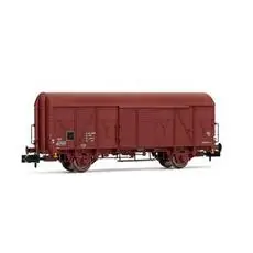 SNCF, 2-tlg. Set 2-achs. gedeckte Güterwagen G4
