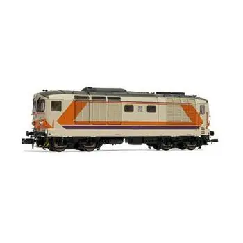 FS, Diesellokomotive D.445 der 3. Bauserie mit vier Stirnlampen und DCC-Sounddecoder