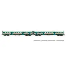 RENFE, 2-tlg. Dieseltriebwagen ALn 668 Serie 1900, FS-Lackierung, gewölbte Stirnfenster