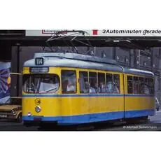 Straßenbahn, Typ DUEWAG GT6, mit Digital-Decoder