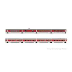 RENFE, 8er-Basiskomplett. Talgo III RD Barcelona Talgo, silberne Dachlackierung, Ep. III-IV RENFE, 8er-Basiskomplett. Talgo III RD Barcelona Talgo, silberne Dachlackierung, Ep. III-IV