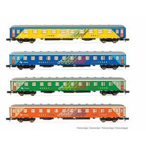 RENFE, 4-tlg. Set Reisezugwagen 15000, Chartren