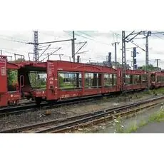 STVA, 3-achsiger Transportwagen Laes TA 370 M, rotmit STVA-Logo, Ep. VI