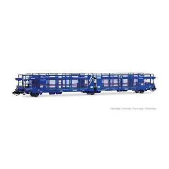 Transfesa, 3-achsiger Autotransporter Mega Car Carrier, blau mit Originallogo, Ep. V
