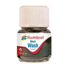 Enamel-Wash, Schwarz, 28 ml