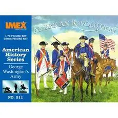 1/72 Amerikanische Geschichte: Georg eWashingtons Armee