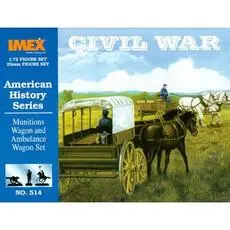 1/72 Amerikanische Geschichte:Munitions- und Sanitätswagen